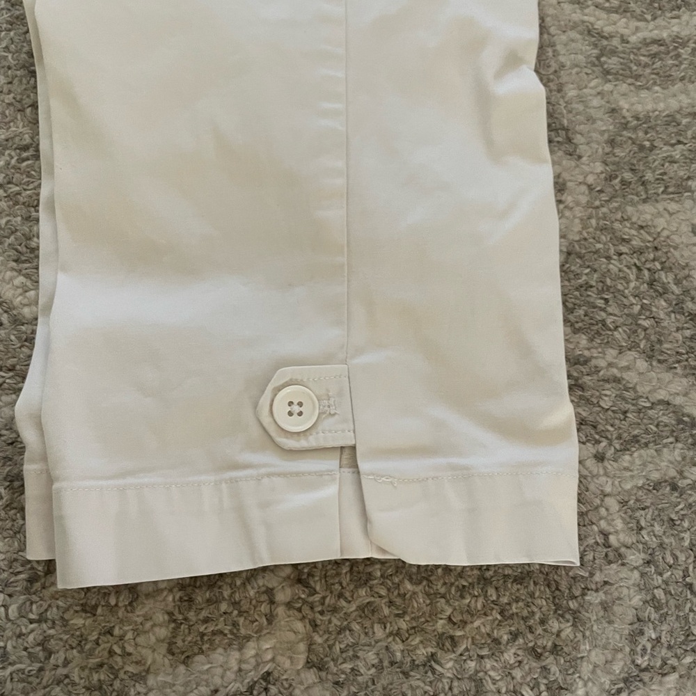 Vacation cruise Pants Talbots 'Perfect Skimmer' White Cropped Size 10 summer